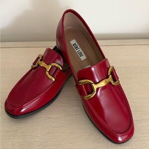 Women’s Red Loafers. (Never worn)